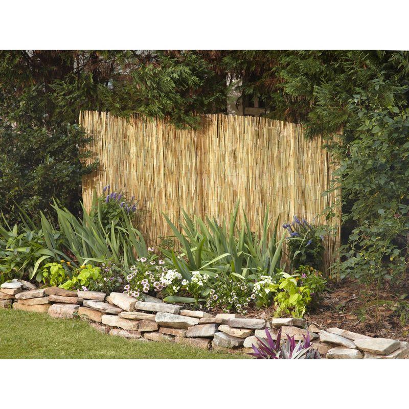 Garden Path 48'' H x 96'' W Natural Bamboo Fencing