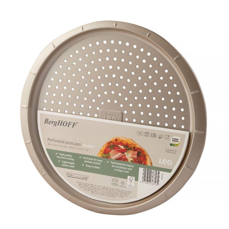 BergHOFF Balance Non-stick Carbon Steel Perforated Pizza Pan 12.5"