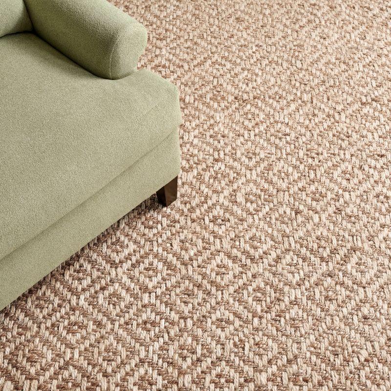Martha Stewart Rugs Martha Stewart Hand Woven Jute Geometric Rug