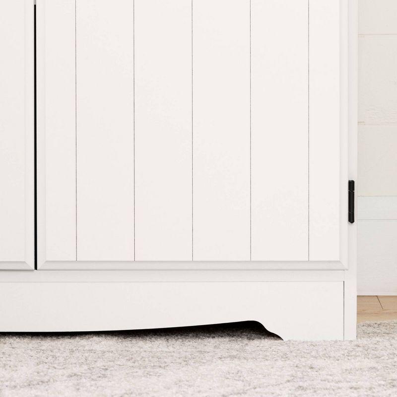 Farnel 2 Door Storage Cabinet Pure White - South Shore