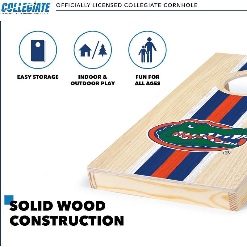 NCAA Florida Gators 1'x2' Wood Cornhole Set