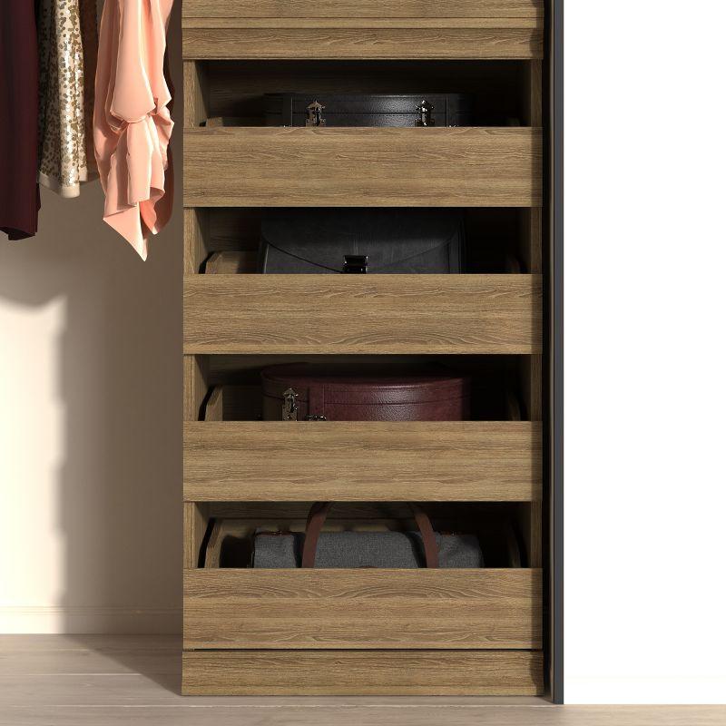 Modular Storage 21.38" W Drawer Unit with 4 Drawers