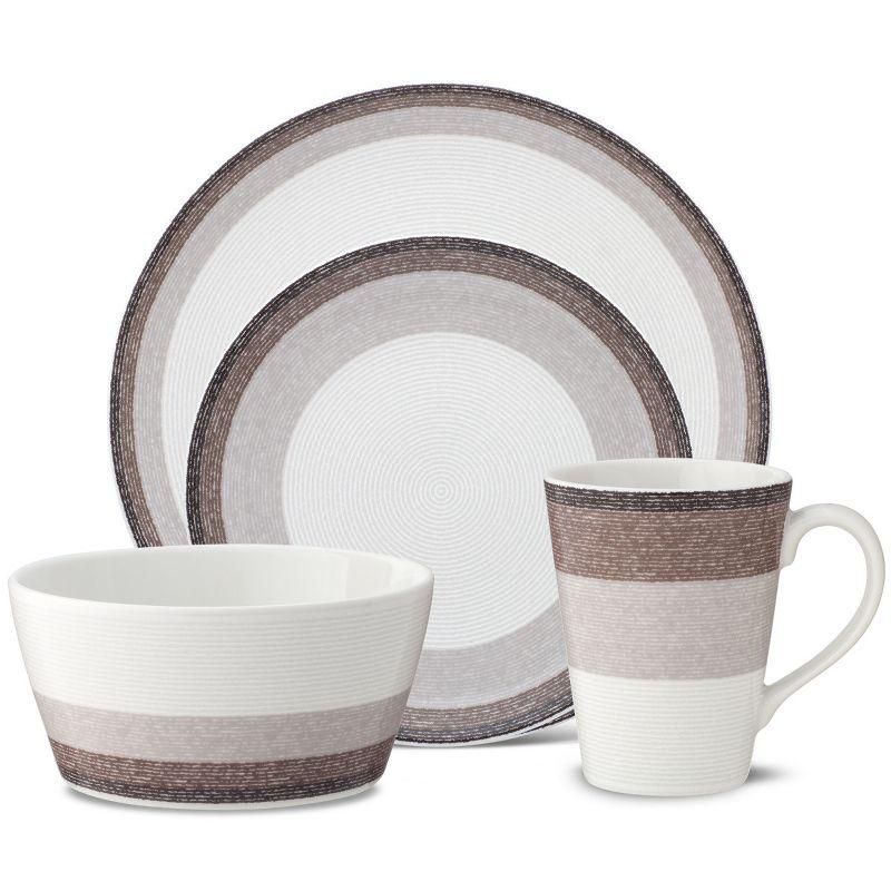 Noritake Colorscapes Layers Coupe 4-Piece Place Setting, Service for 1