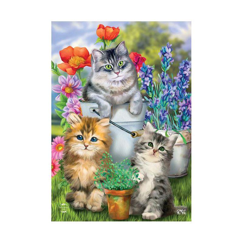 Briarwood Lane Garden Flag 18x12.5 For Outdoor Garden Cats Spring Garden Flag Flag For Spring Garden Flag Flags For Outside