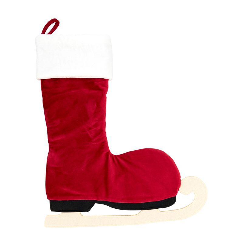 Wintry Charm Ice Skate Stocking