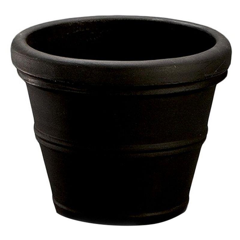 Crescent Garden Rolled-Rim Planter Pot