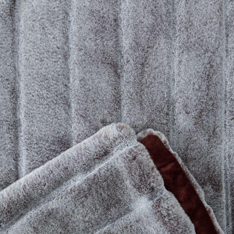 Chanasya Frost Tip Fur Throw Blanket - Reversible Mink Blanket