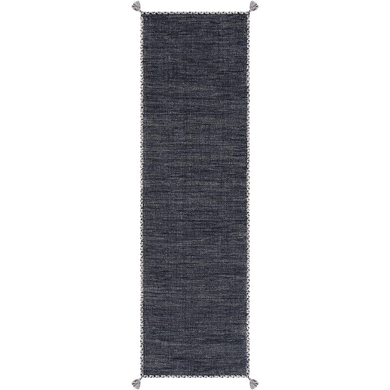 Montauk MTK150 Hand Woven Indoor Runner Rug - Grey/Black - 2'3"x8' - Safavieh
