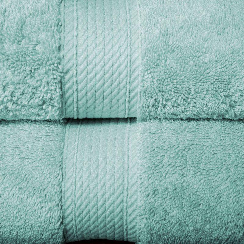 Luxury Cotton Heavyweight Ultra-Plush Bath Towel Set of 2 by Blue Nile Mills