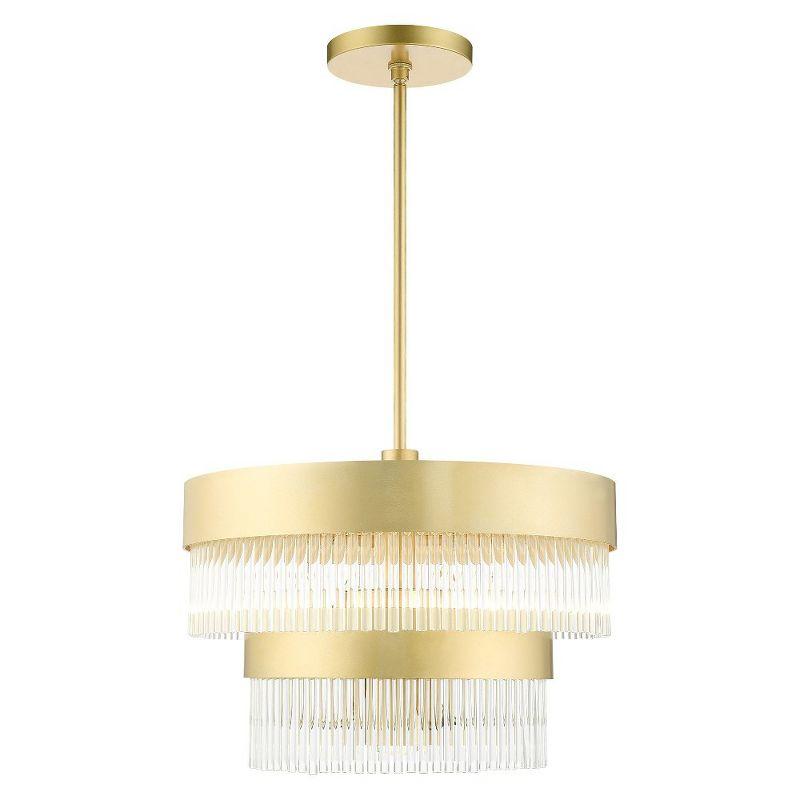 Livex Lighting Norwich 4 - Light Chandelier in  Soft Gold