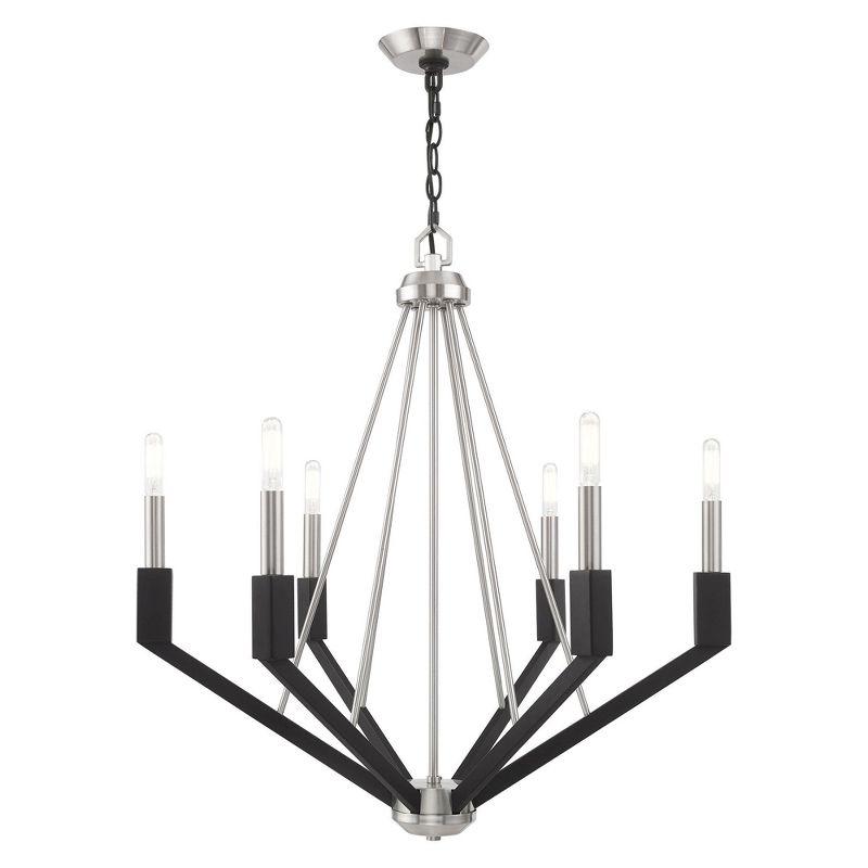 Livex Lighting Beckett 6 - Light Chandelier in  Brushed Nickel