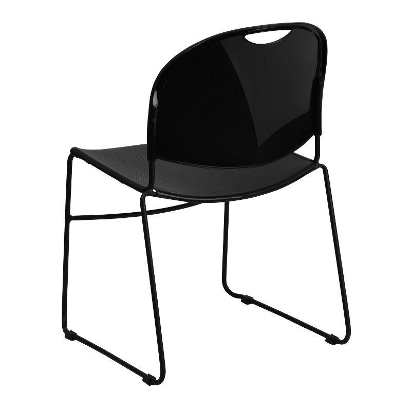 Gaea 880 lb. Capacity Ultra-Compact Stack Chair with Metal Frame