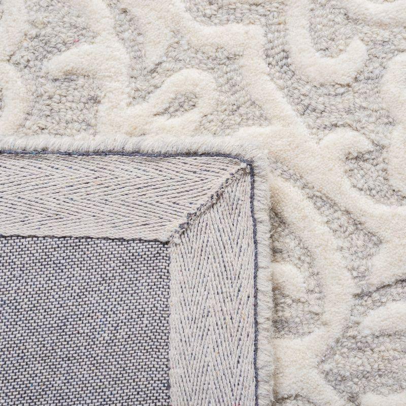 Metro MET857 Hand Tufted Indoor Area Rug - Grey/Ivory - 8'x10' - Safavieh