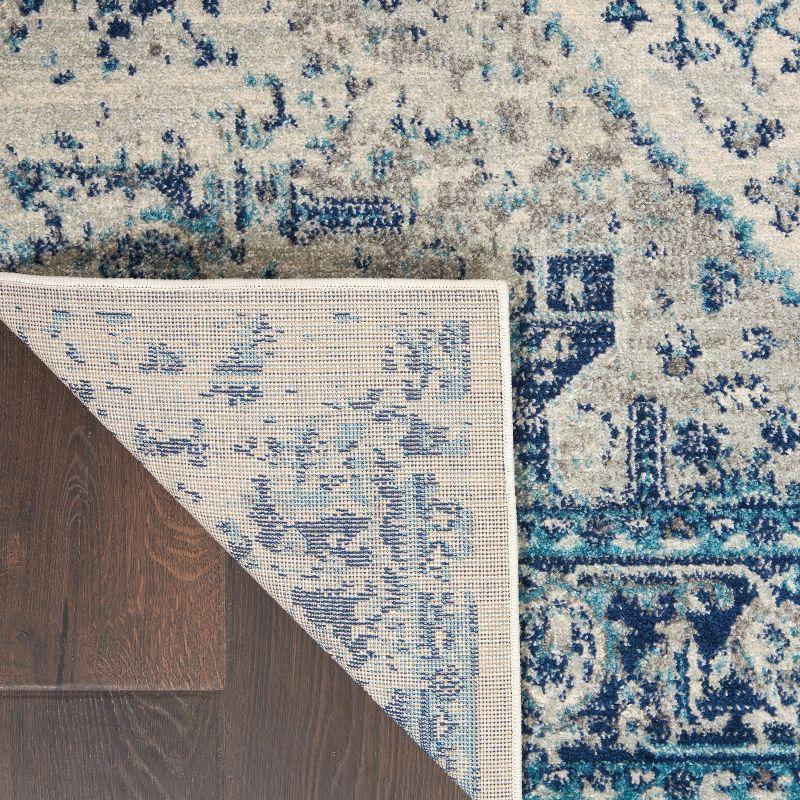 Nourison Tranquil Persian Indoor Rug Ivory Light Blue 5'3" x 7'3"