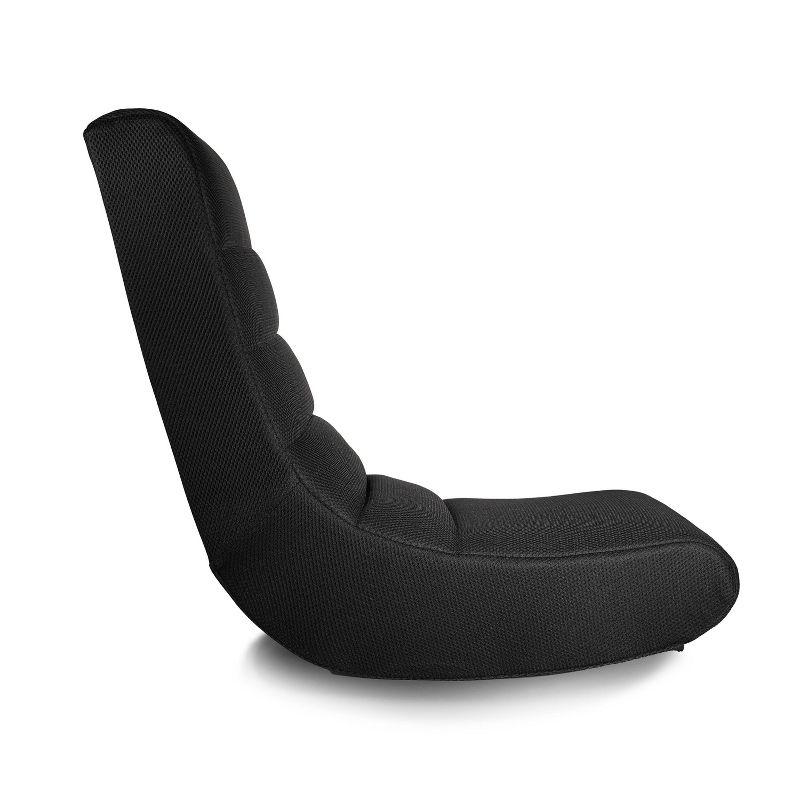 X Rocker Gaming Chair with Built-in Lighting Black: Armless, Interactive Rocker for Teens, No Assembly