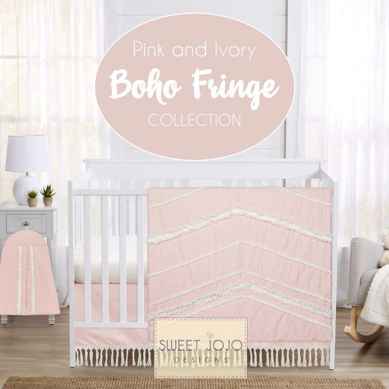 Sweet Jojo Designs Boho Fringe 4 Piece Crib Bedding Set