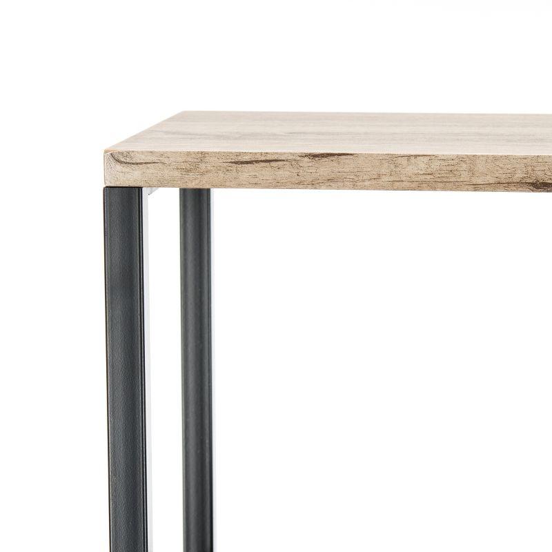 Natasha Etagere - FOX4273 - Oak/Black - Safavieh Couture