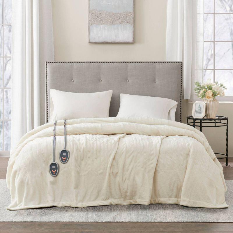 Plush Electric Heated Bed Blanket - Beautyrest