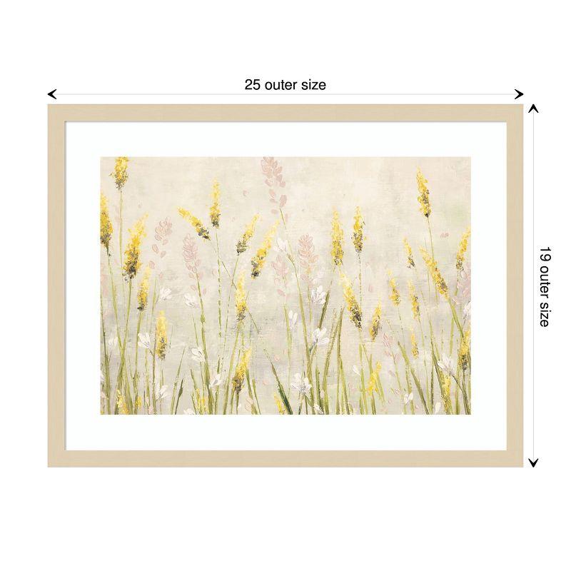 Amanti Art Actaea Simplex Flowers by Emma Coghlan Wood Framed Wall Art Print 25 in. x 19 in.