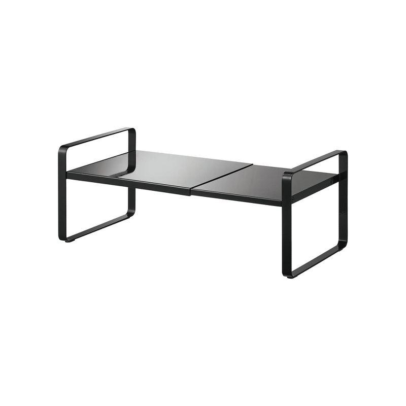 Yamazaki Home Yamazaki Home Steel Kitchen 2 Tiered Shelf Rack- Expandable Countertop Organizer For Kitchen, Steel