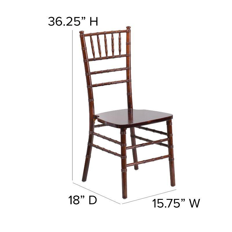 Emma and Oliver Wedding & Event Wood Chiavari Dining Chair