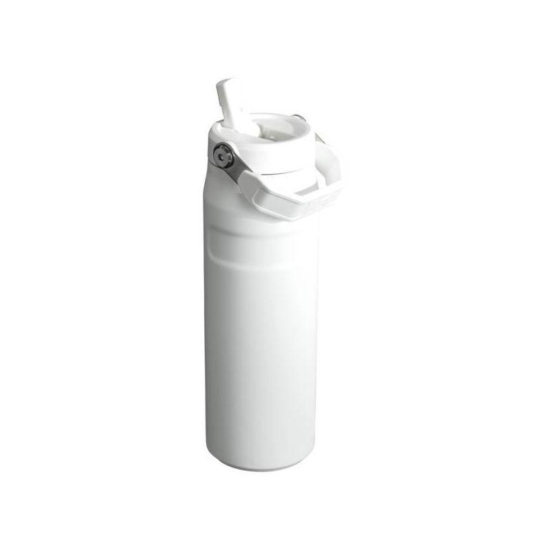 Stanley 24oz IceFlow Aerolight Stainless Steel Water Bottle with Flip Straw 2.0 - Frost: Portable Drinkware, Plastic Lid