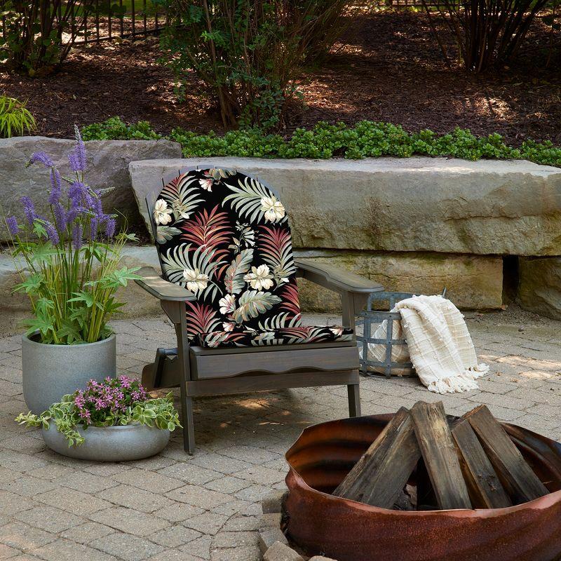 ARDEN Outdoor Foam Adirondack Cushion, Set of 2, 21.5 x 19, Water repellent, Fade Resistant, Foam Cushion for Adirondack Chairs 21.5 x 19