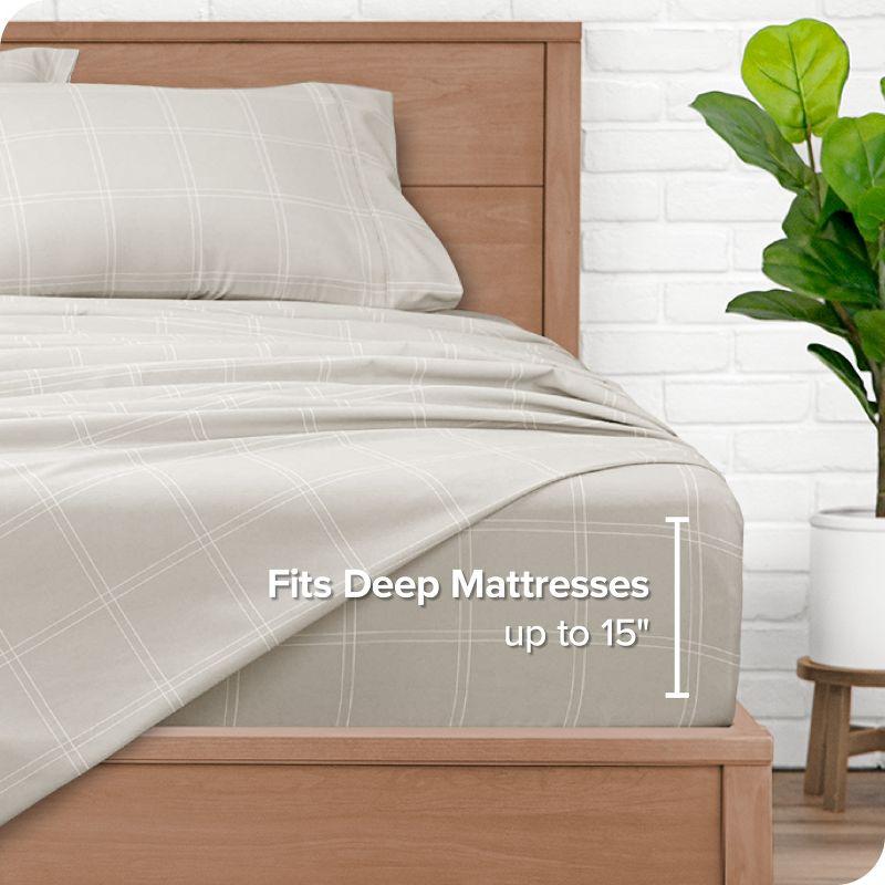 Bare Home Microfiber Geometric Sheet Set