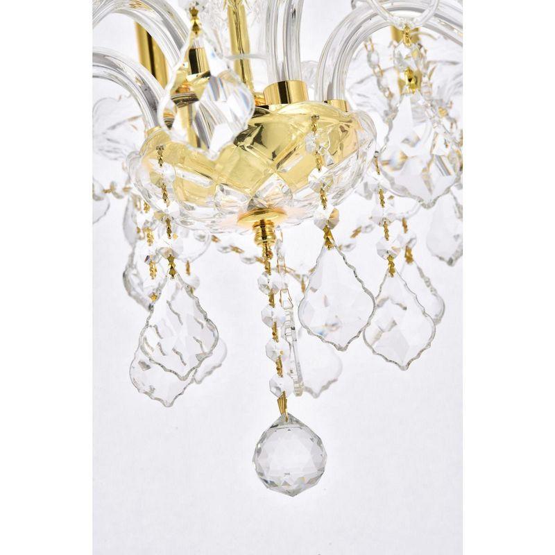 Elegant Lighting Verona 6 light Chrome Chandelier Clear Royal Cut Crystal