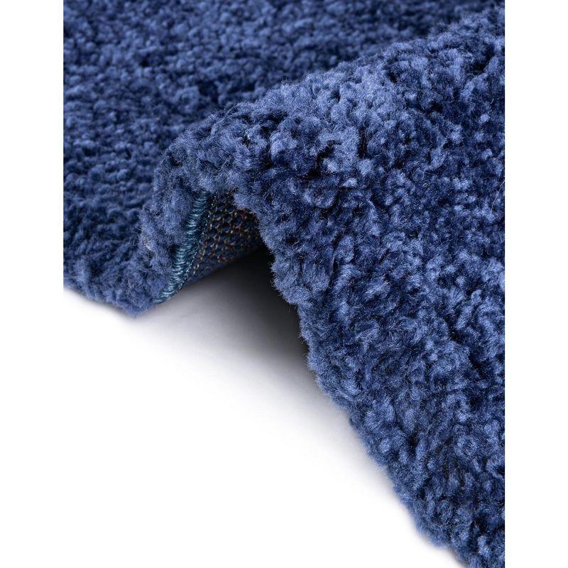 Unique Loom 10' 0 x 13' 0 Solo Calabasas Navy Blue Area Rug