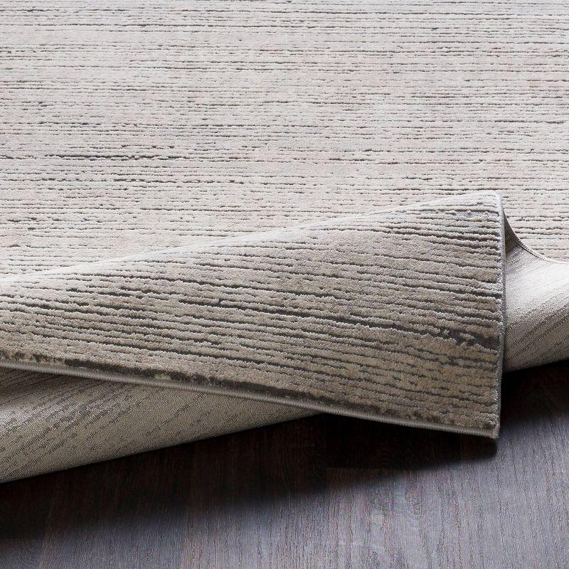 Livabliss 7'10"x10'2" Emma Modern Rug Gray: Stain & Fade-Resistant, Medium Pile, Indoor, Abstract Pattern