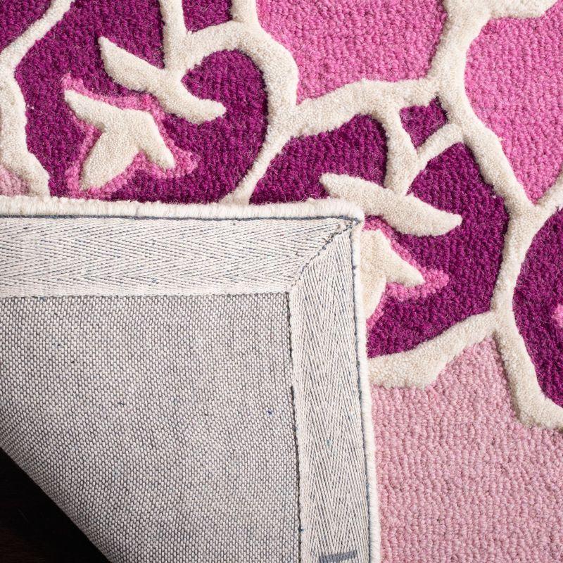 Bellagio BLG610 Hand Tufted Area Rug - Pink/Ivory - 8'x10' - Safavieh.
