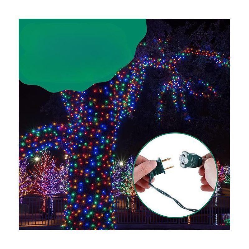 PREXTEX 20 Feet Christmas Lights- 100 Lights, Multicolored