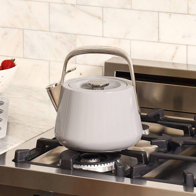 64oz Stainless Steel Whistling Tea Kettle with Handle