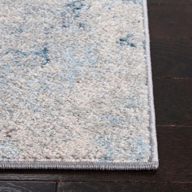 Tulum TUL209 Power Loomed Area Rug - Light Blue/Ivory - 3'x3' - Safavieh.