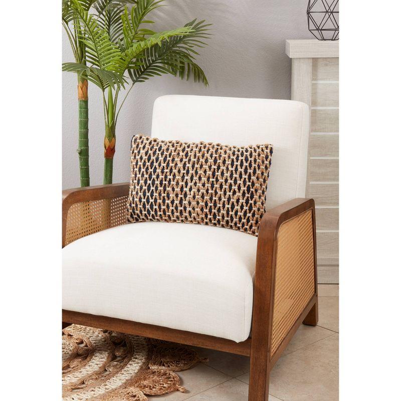 Saro Islander Collection Cotton Throw Pillow