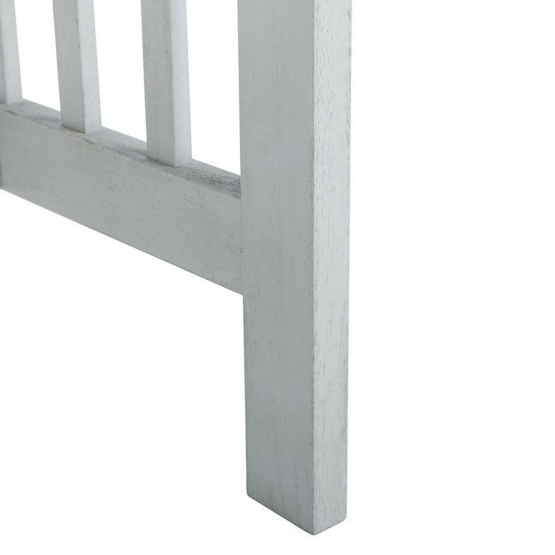 Rocklin 4 Piece Patio Outdoor Conversation Set - Grey/Beige/Navy White - Safavieh