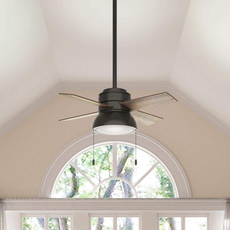 36'' Loki 4 - Blade Standard Ceiling Fan with Pull Chain and Light Kit Included