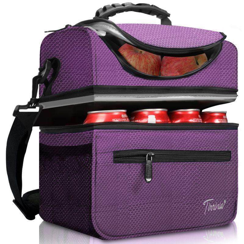 Tirrinia Tirrinia 13L/20 Cans Lunch Bag, Insulated Leakproof Reusable Meal Prep Bento Box Cooler Tote