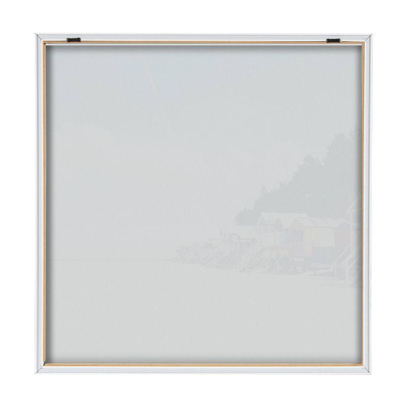 Kate & Laurel All Things Decor 24" x 24" Blake Small Spaces by Laura Evans Framed Printed Acrylic Natural : Modern Nautical Wall Decor