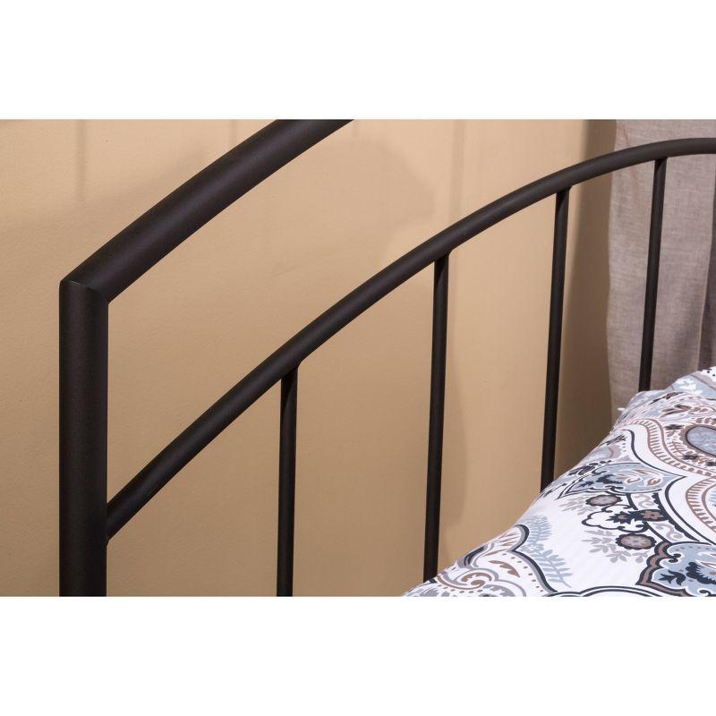Queen Julien Bed Black - Hillsdale Furniture: Transitional Metal Frame, Spindle Headboard, Bedroom Furniture