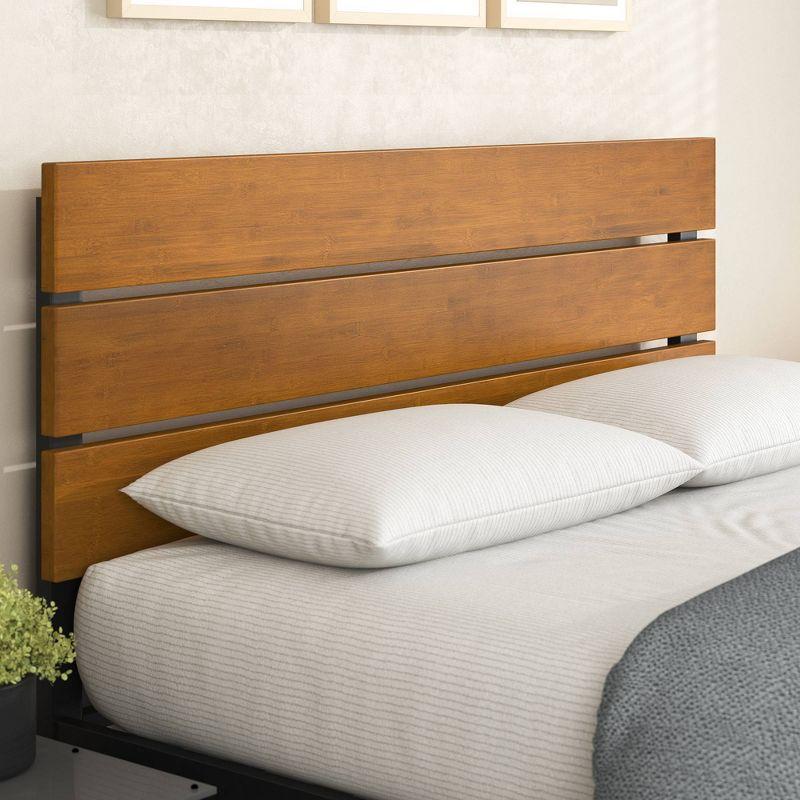 Paul Metal Platform Bed Frame Natural -ZINUS