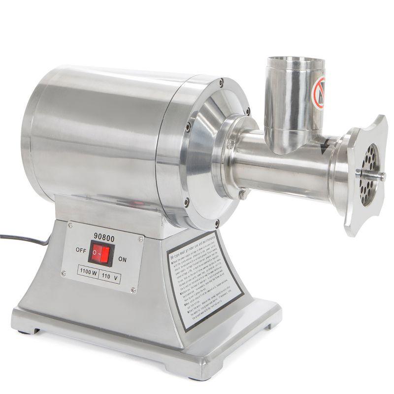 Stainless Steel 1100W Commercial Electric Meat Grinder with Cutting Blade