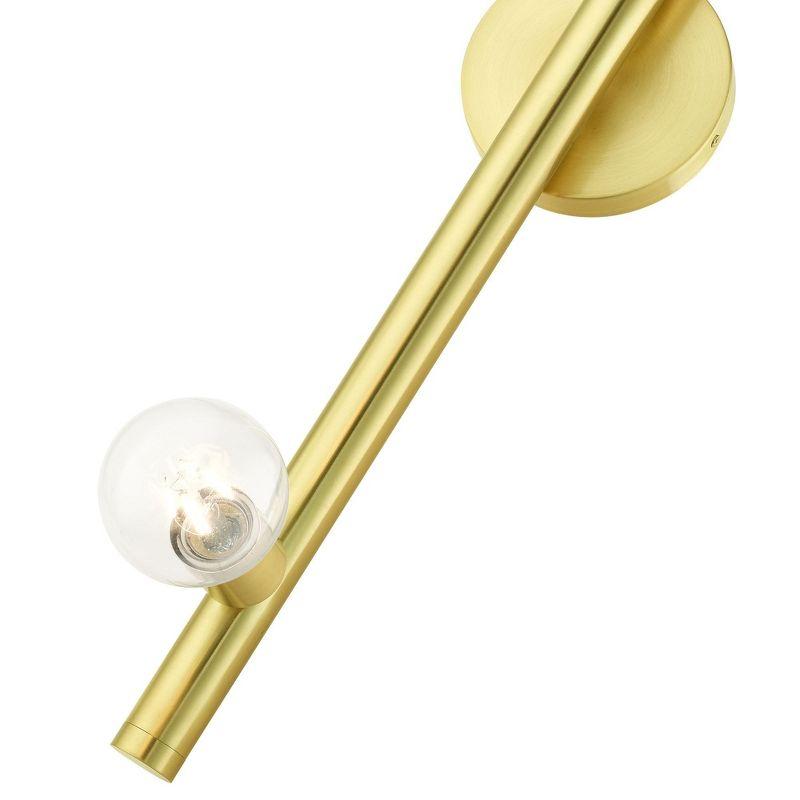 Livex Lighting Bannister 1 - Light Wall Light in  Satin Brass