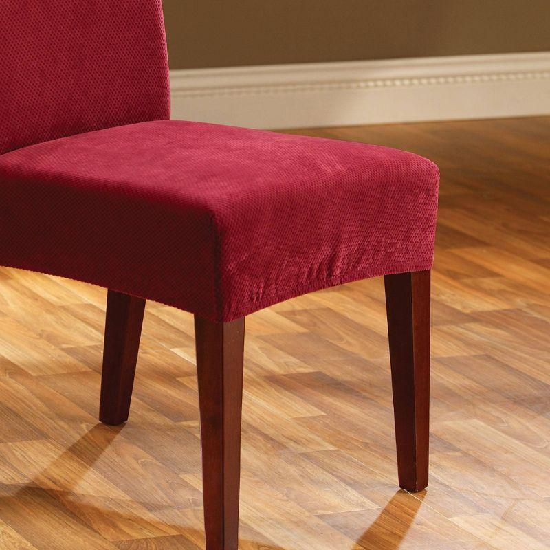 Sure Fit Stretch Pique Box Cushion Dining Chair Slipcover