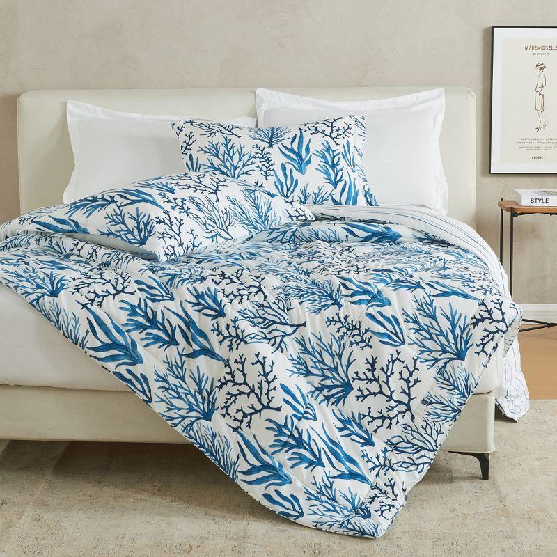 Reversible Microfiber Comforter Set with Shams