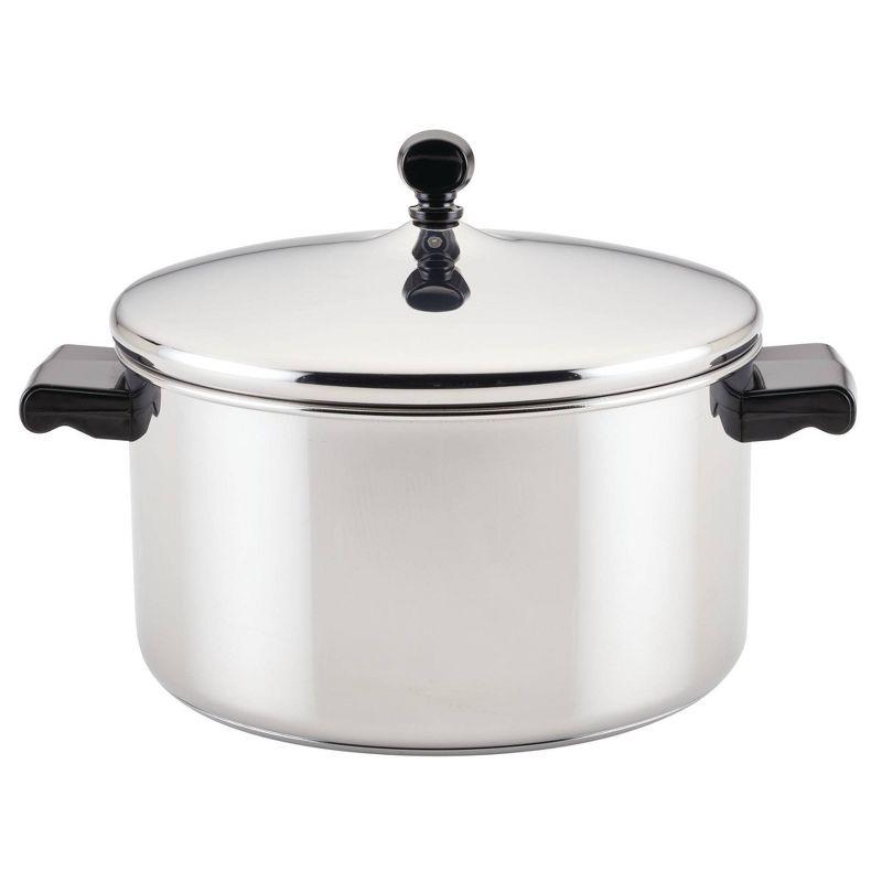 Farberware Classic 6-Quart Stainless Steel Stockpot with Lid