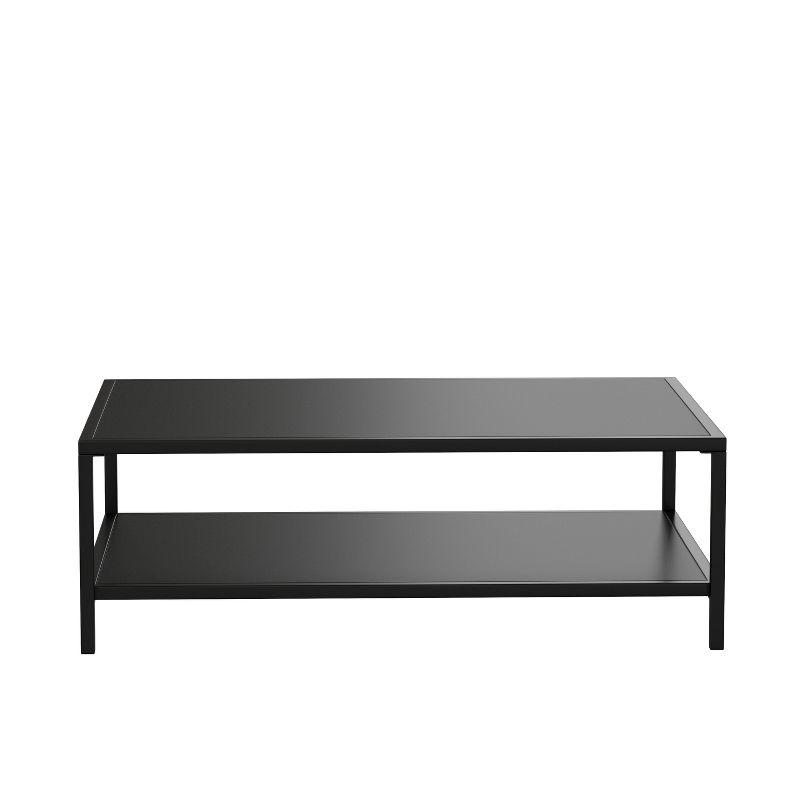 Brock All-Weather Commercial Grade Indoor/Outdoor Metal 2 Tier Coffee Table