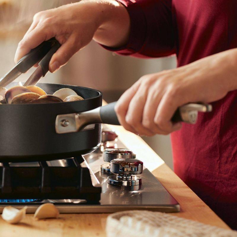 Anolon Anolon Advanced Home Hard Anodized Nonstick Wide Stockpot With Steamer Insert Set, 3-Piece,  8.5-Quart