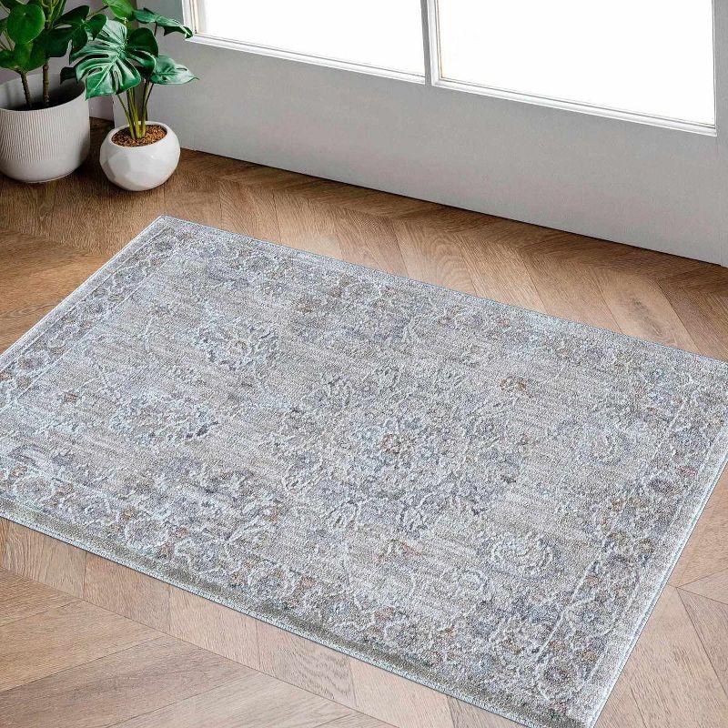 Hauteloom Rectangle Area Rug   Light Gray
